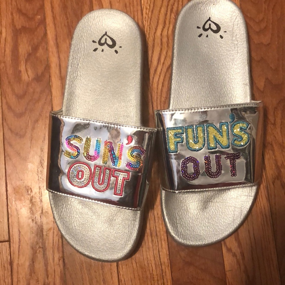 Justice summer sandals !